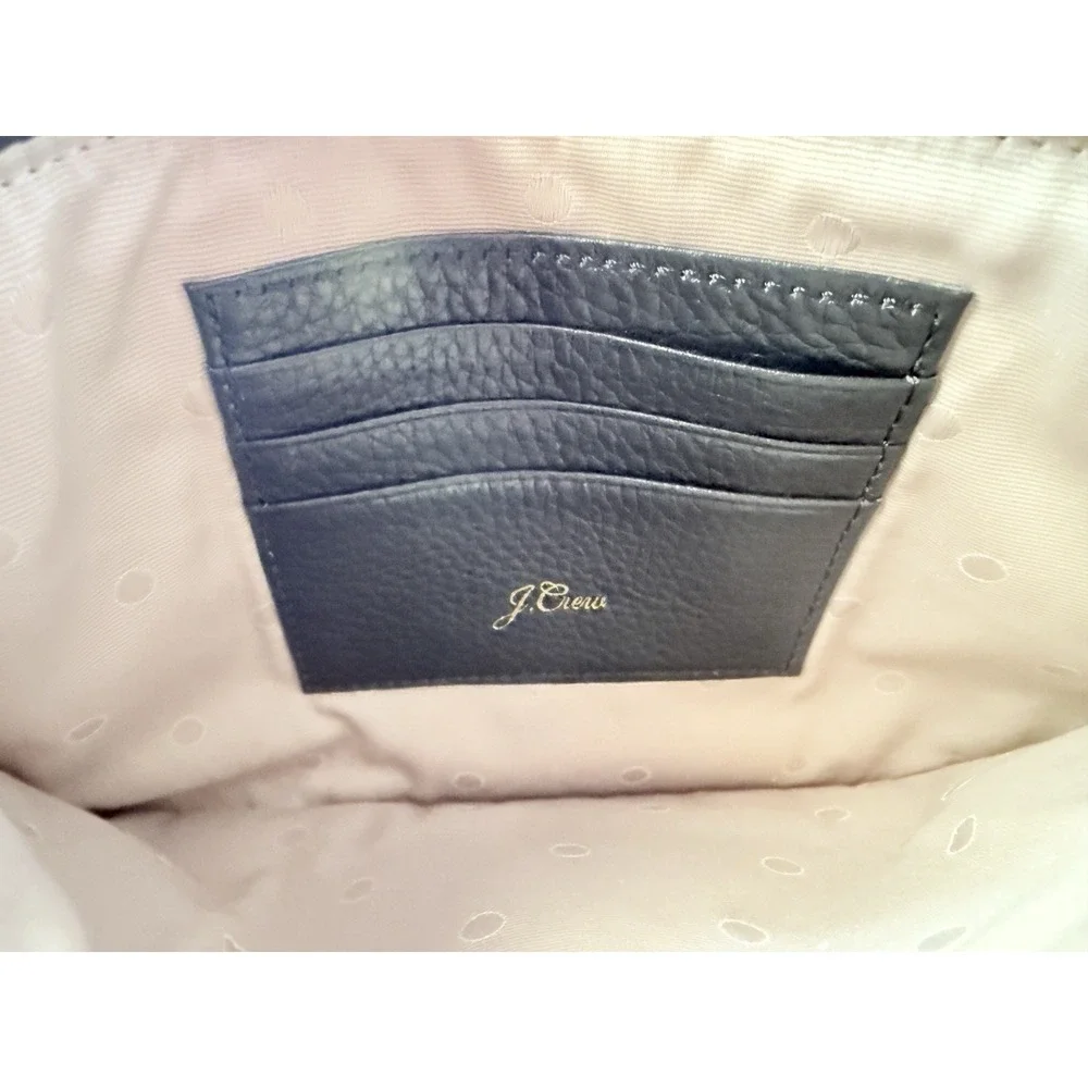J Crew Leopard‎ Print Calf Hair Pouch Clutch Bag Cheetah Animal Print Handbag